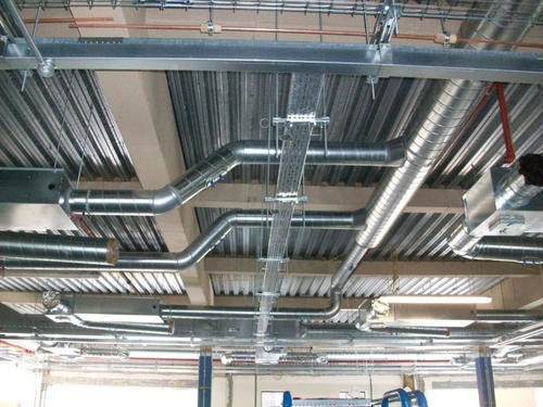 Tampilan ducting pada ruang parkir, sumber: kontraktor.solutions