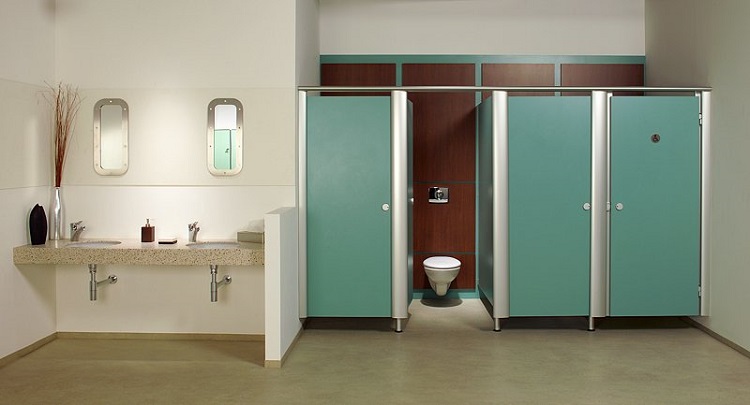 Penggunaan cubicle pada toilet, Sumber: grahapatria.co.id