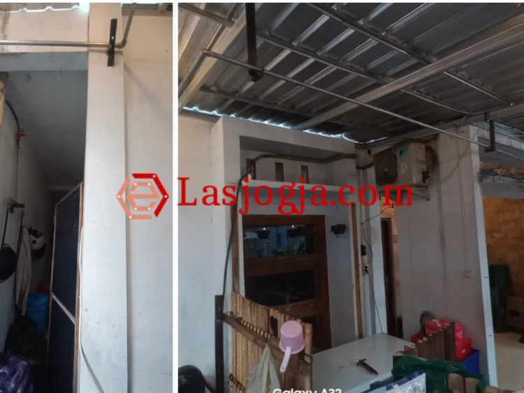 Pemasangan gas dapur Warung Sedep Mantep Jogja