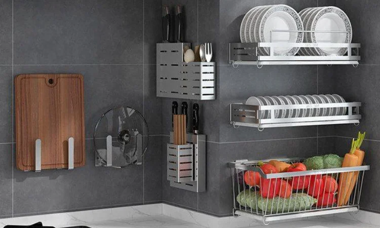 Rak stainless, Sumber: pinterest.com