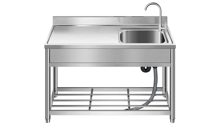 Sink dengan rak bawah, Sumber: amazon.com