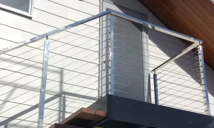 Wire railing, Sumber: aussiebalustrading.com.au
