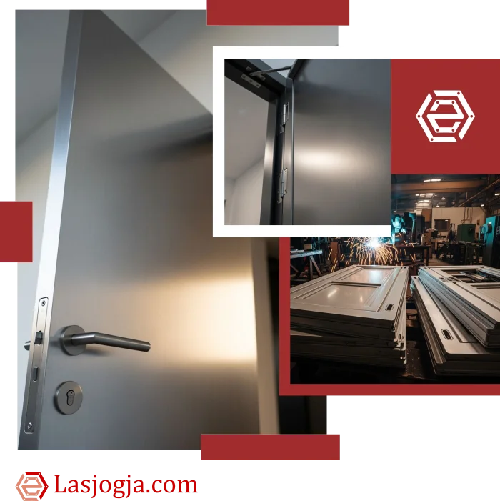 Gambar fitur jasa pembuatan pintu aluminium Bengkel Las Jogja