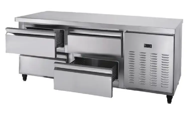 Meja chiller dengan laci, Sumber: made-in-china.com