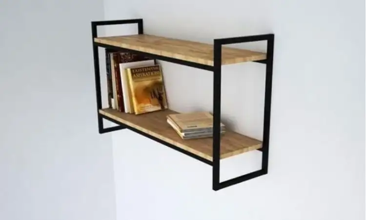 Rak buku dinding, SUmber: shopee.co.id