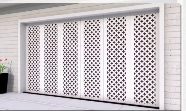 Pintu besi lipat berlubang, Sumber: youtube.com