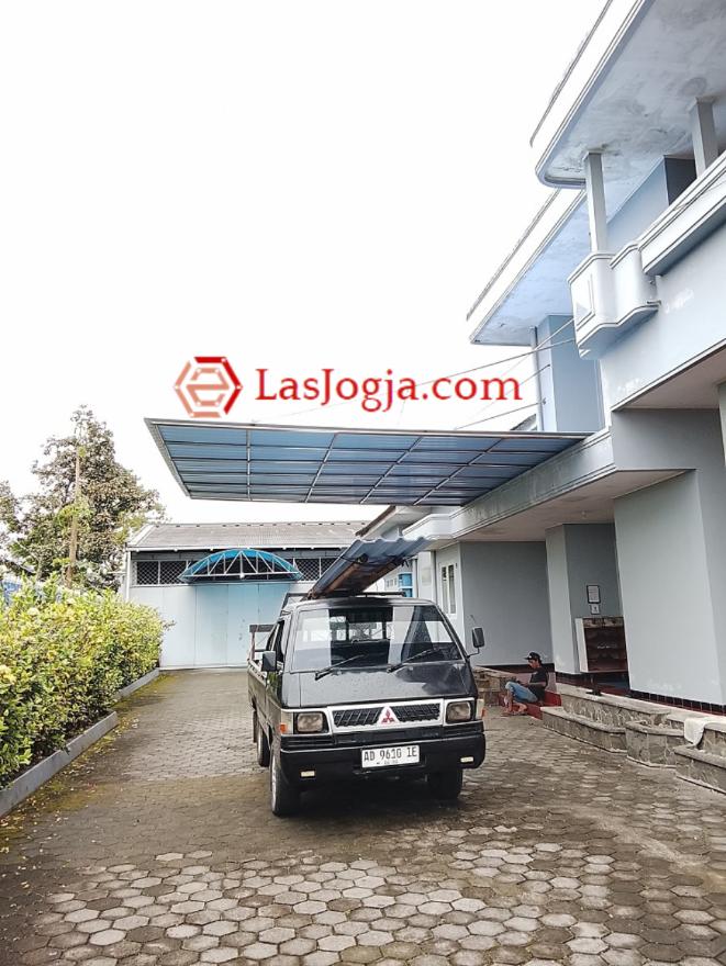 Hasil perbaikan atap kanopi alderon, Sumber: dokumentasi pribadi